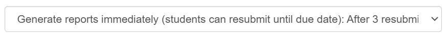 Generate reports immediately