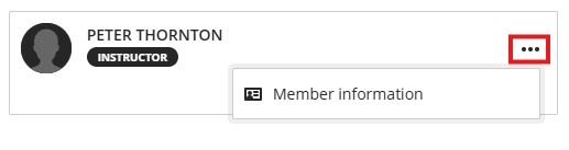 Member Information
