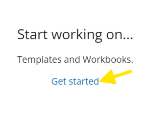 'Start working on...' - Blue 'Get started' text link
