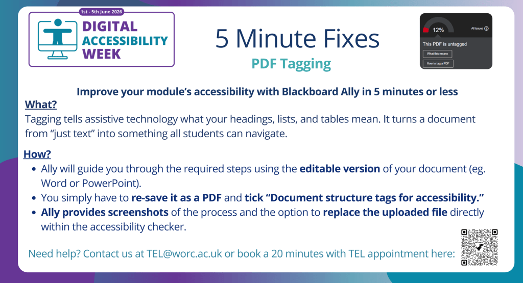 5 Min Fix - Tagging