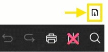 Original File download icon, above tool bar