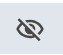 Eye icon with a line through it. Meaning third-party cookies are blocked for a website.